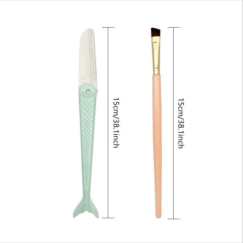 WEL-031 Fish-shaped Eyebrow Trimming Knife