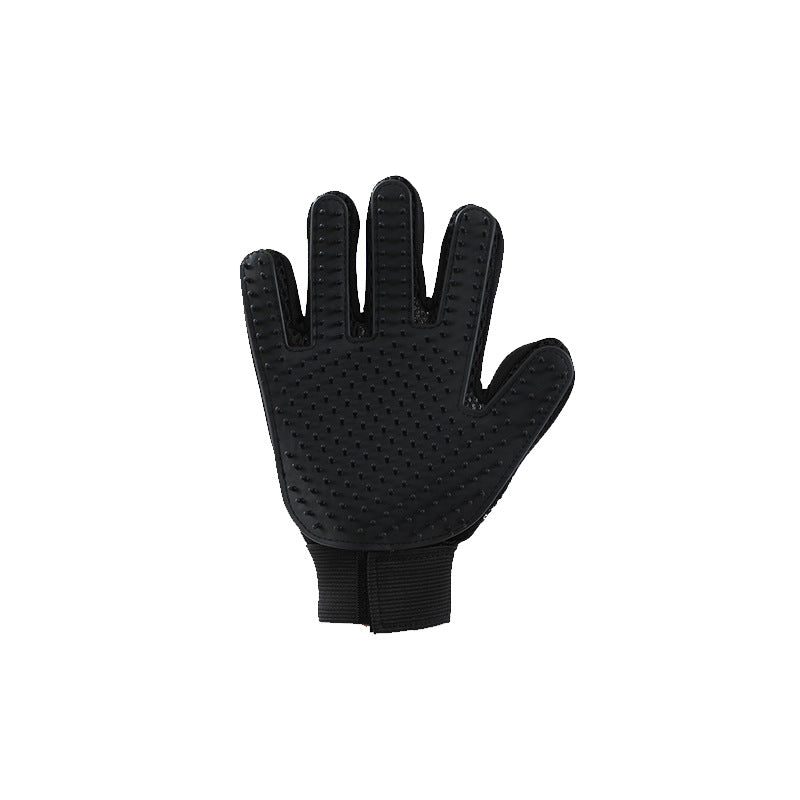 Pet Gloves Cat Petting Gloves Float Hair Cleaning Comb Pets DealSniper.net Black Right Hand XKST