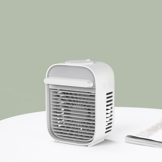 New Spray Air Cooler Desktop Air Conditioner Fan Home dealsniper-net White usb