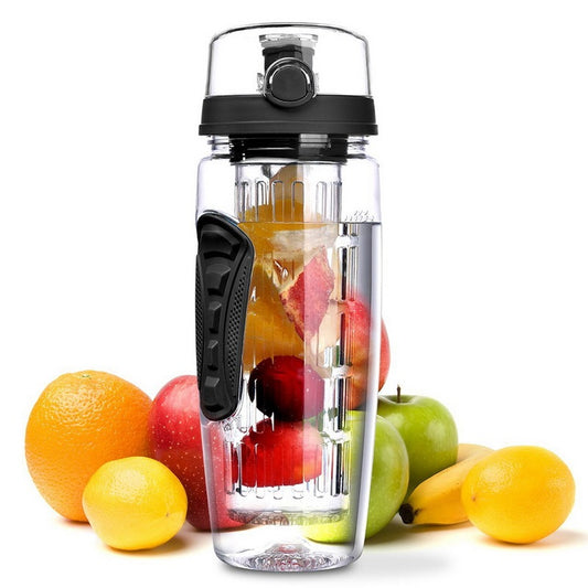 1000ml Water Fruit Bottle BPA Free Plastic Sport Fruit Infuser Kitchen dealsniper-net