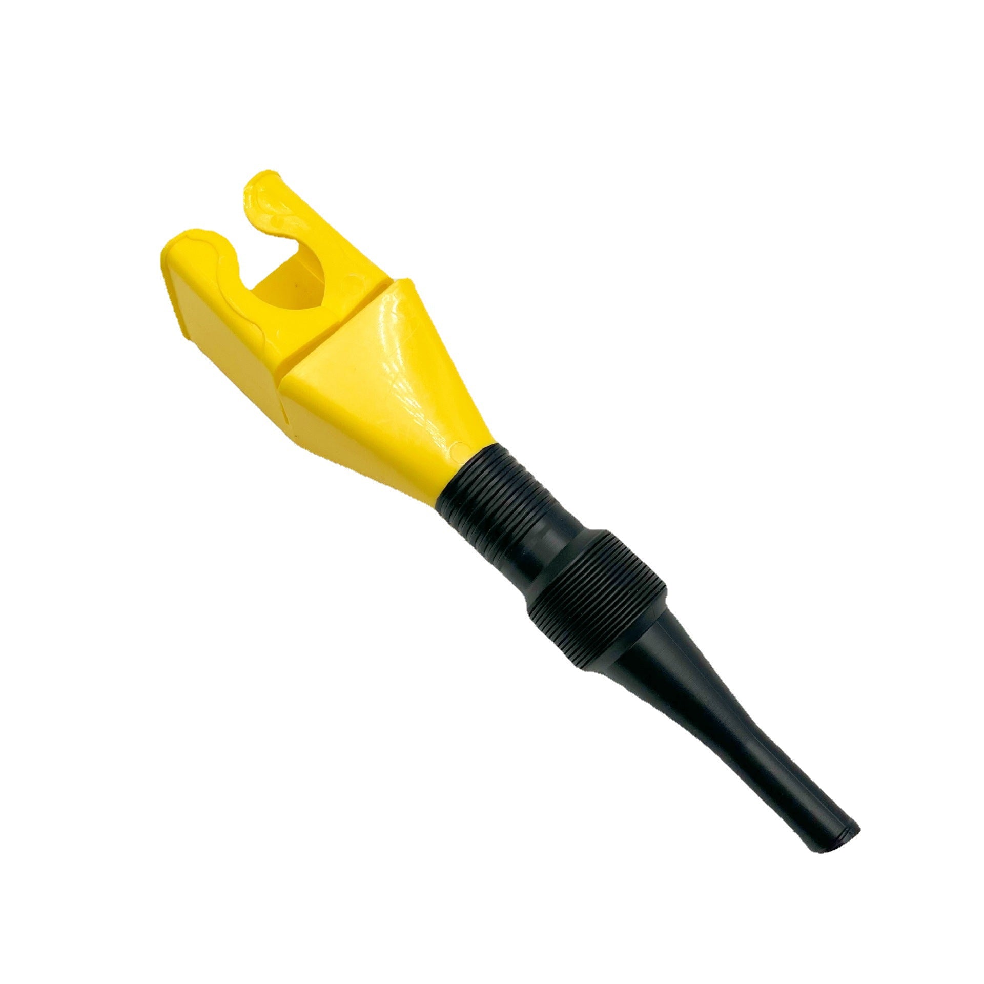 Plastic Refueling Funnel Portable Folding Flexible Hose Car dealsniper-net Yellow 1PCS