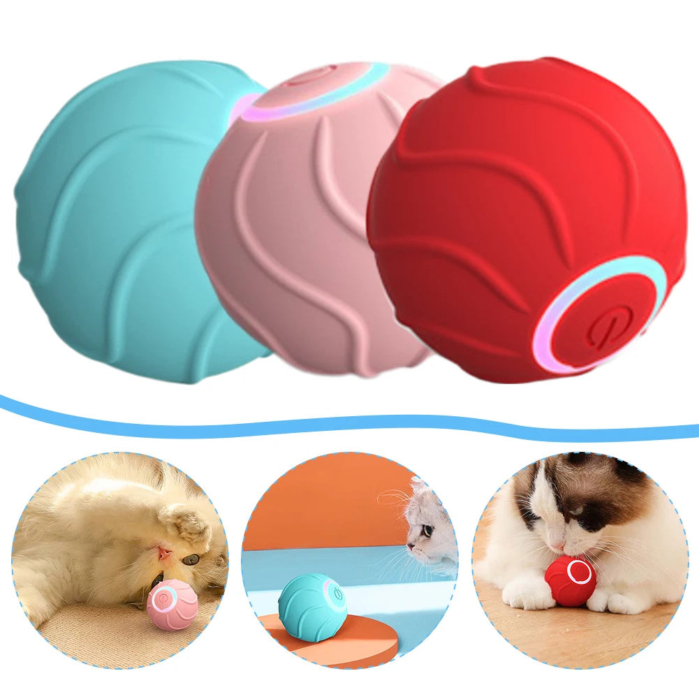 Smart Cat Toys Rolling Ball Pet Cat Owner Interactive Pets Toys Pets dealsniper-net