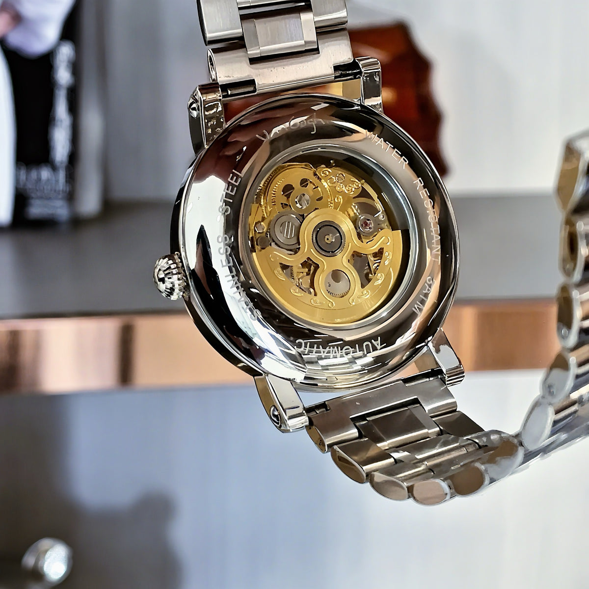 VAN GOGH Starry Night Series Blue Dial Skeleton Watch Jewelry DealSniper.net