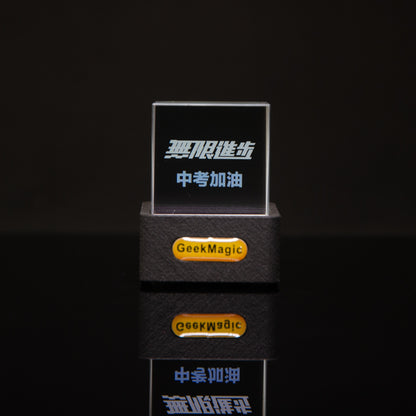 Trendy Mini Transparent WiFi Weather Clock Decoration Display Home Decor DealSniper.net