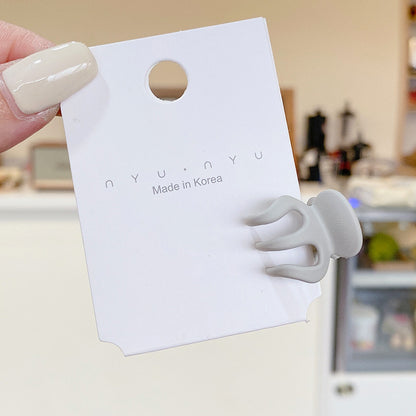 High Ponytail Grip Fixed Gadget Barrettes Beauty DealSniper.net Grey White 2CM