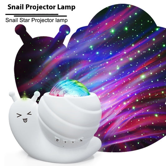 New Snail Starry Sky Projection Lamp Projector Gadgets Gym From House