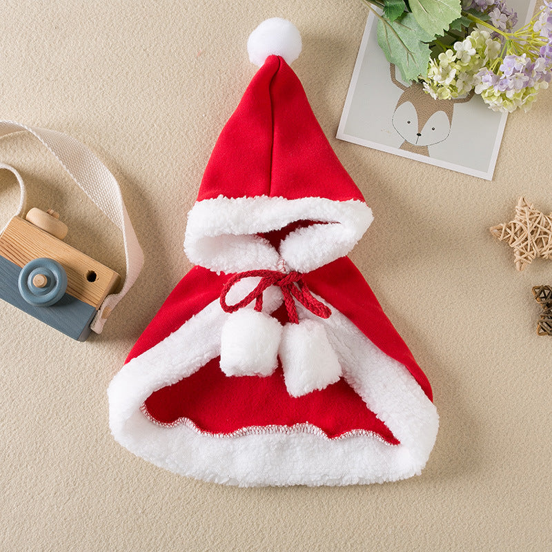 Pets Christmas Cloak Red Shawl Pet Products Pets Gym From House Little Red Riding Hood Cloak L