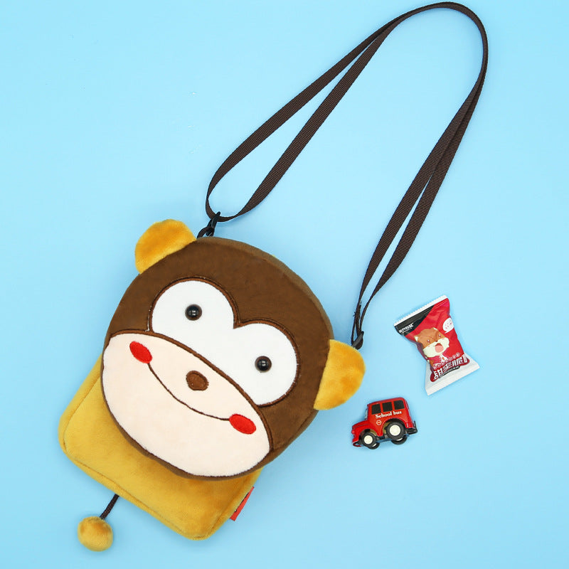 Cute Cartoon Children's Crossbody Bag Kids DealSniper.net Monkey