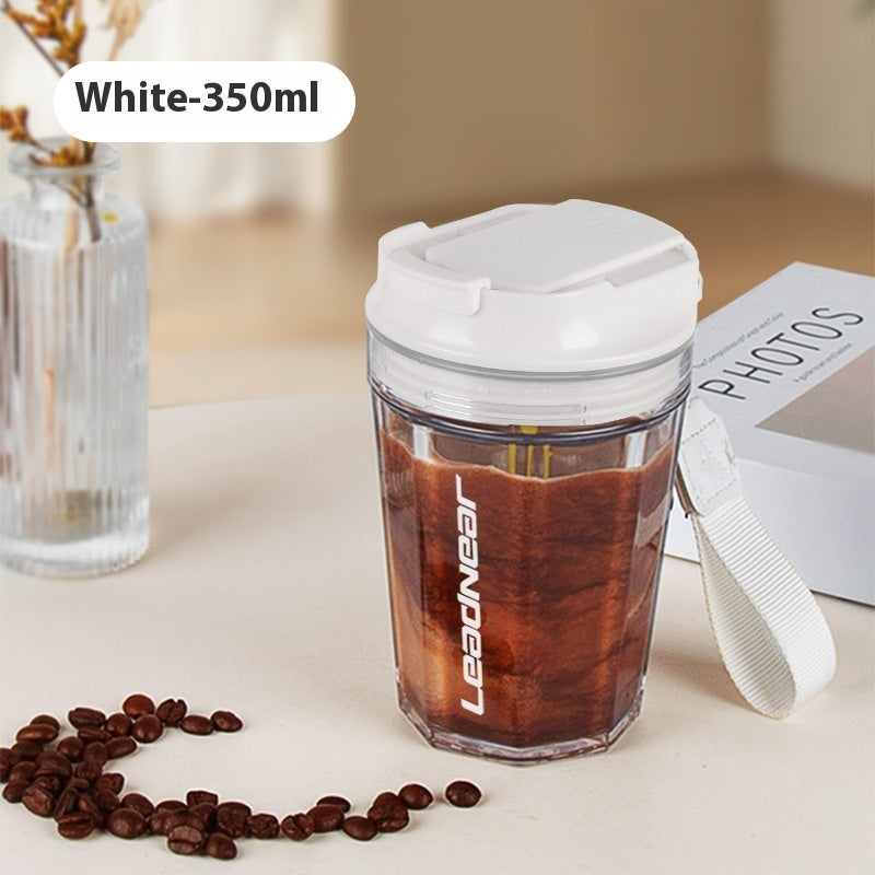 Coffee Fully Automatic Mixing Rechargeable Shake Cup Kitchen Gym From House White 350ml