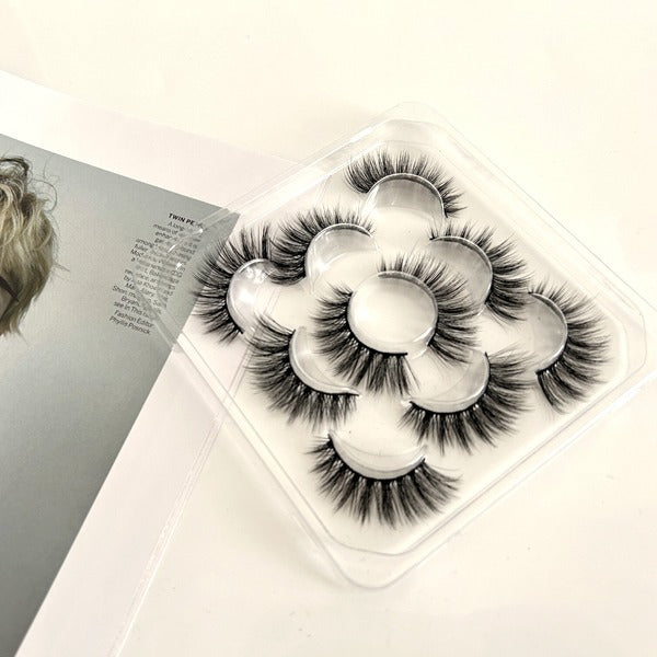 3D Volumizing 5 Pairs Of False Eyelashes Beauty dealsniper-net