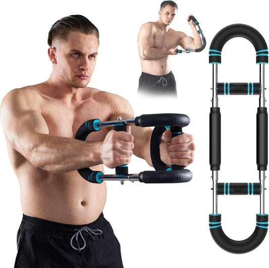 HOTWAVE Ultimate Twister Arm Exerciser.Adjustable Chest Expander, Forearm Enhanced Exercise Strengthener.Upper Body Strength Training Machine.Portable Spring Resistance Home Workout Equipment Sports dealsniper-net