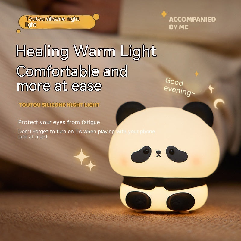 Panda LED Night Light Cute Silicone Night Light