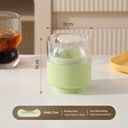 Practical 6cm Ice Ball Mold Plastic Quick-freezing Ice Sphere Mold Kitchen DealSniper.net Mint Green