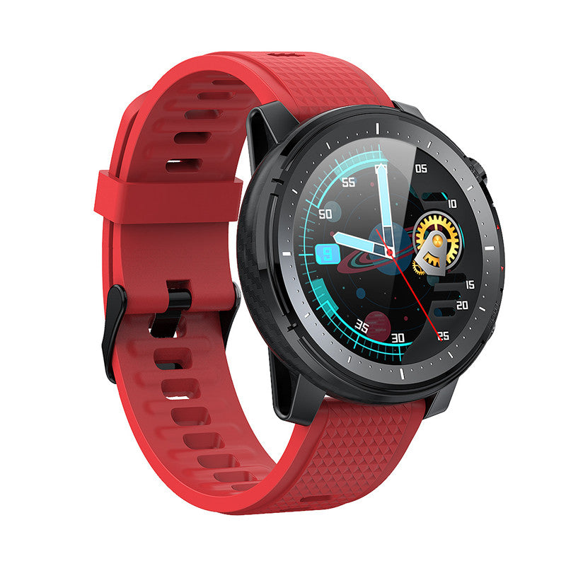 Waterproof And Fully Fit High-definition Round Screen Jewelry Gym From House Red