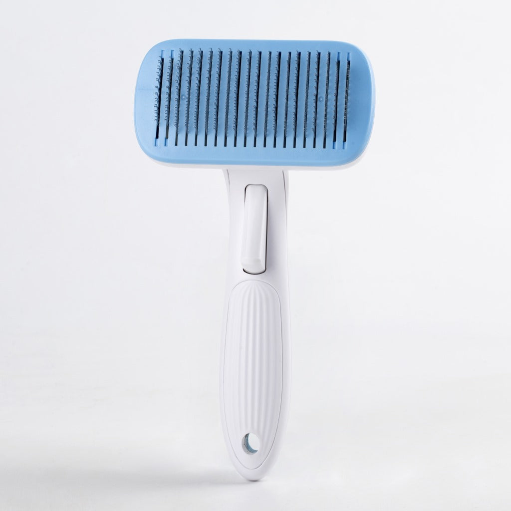 New Style Pet Hair Removal Comb Pets Gym From House Blue A