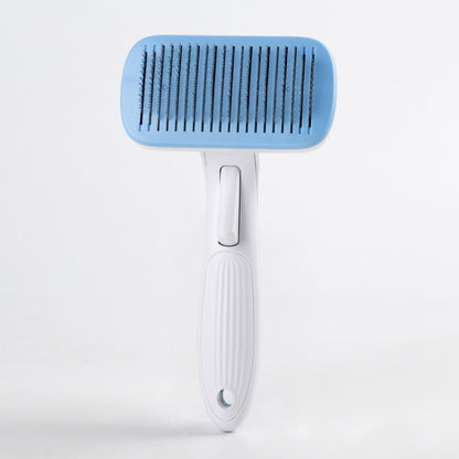 New Style Pet Hair Removal Comb Pets Gym From House Blue A
