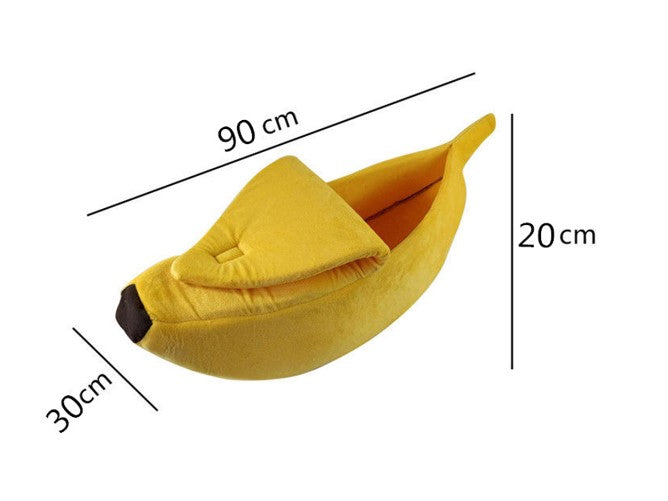 Pet House Dog Bed Banana Shape Dog House Cute Pet