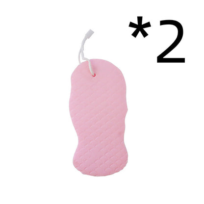 3D Body Rubbing Sponge Fish Scale Pattern Three-dimensional Bath Ball Kitchen dealsniper-net 2pcs Pink