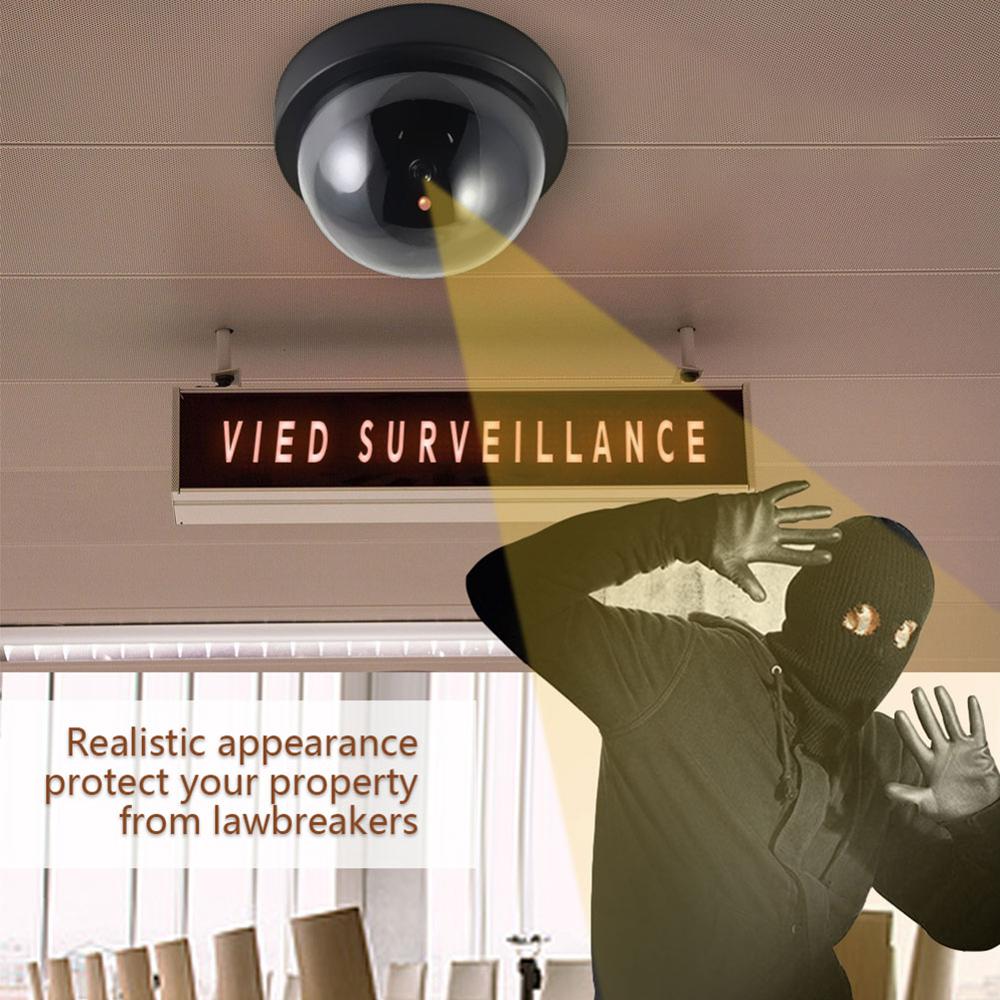 Home Dome Fake CCTV Security Camera With Flashing Red LED Light Home dealsniper-net