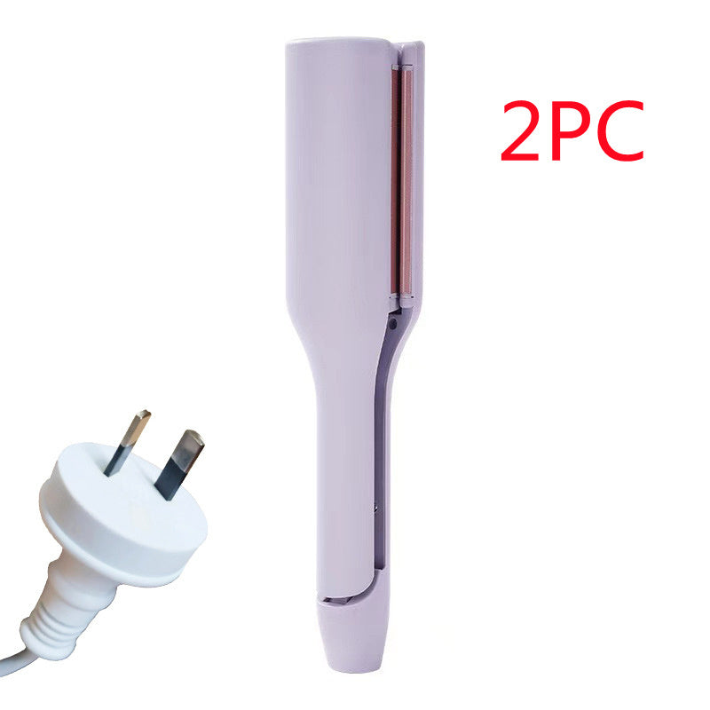 Hair Curling Iron 32mm Deep Wave Hair Curler Style Beauty DealSniper.net Purple AU 2PCS