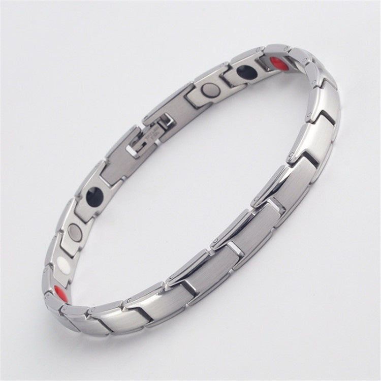 Therapy Bracelet Weight Loss Energy Slimming Bangle Jewelry Gym From House Silver