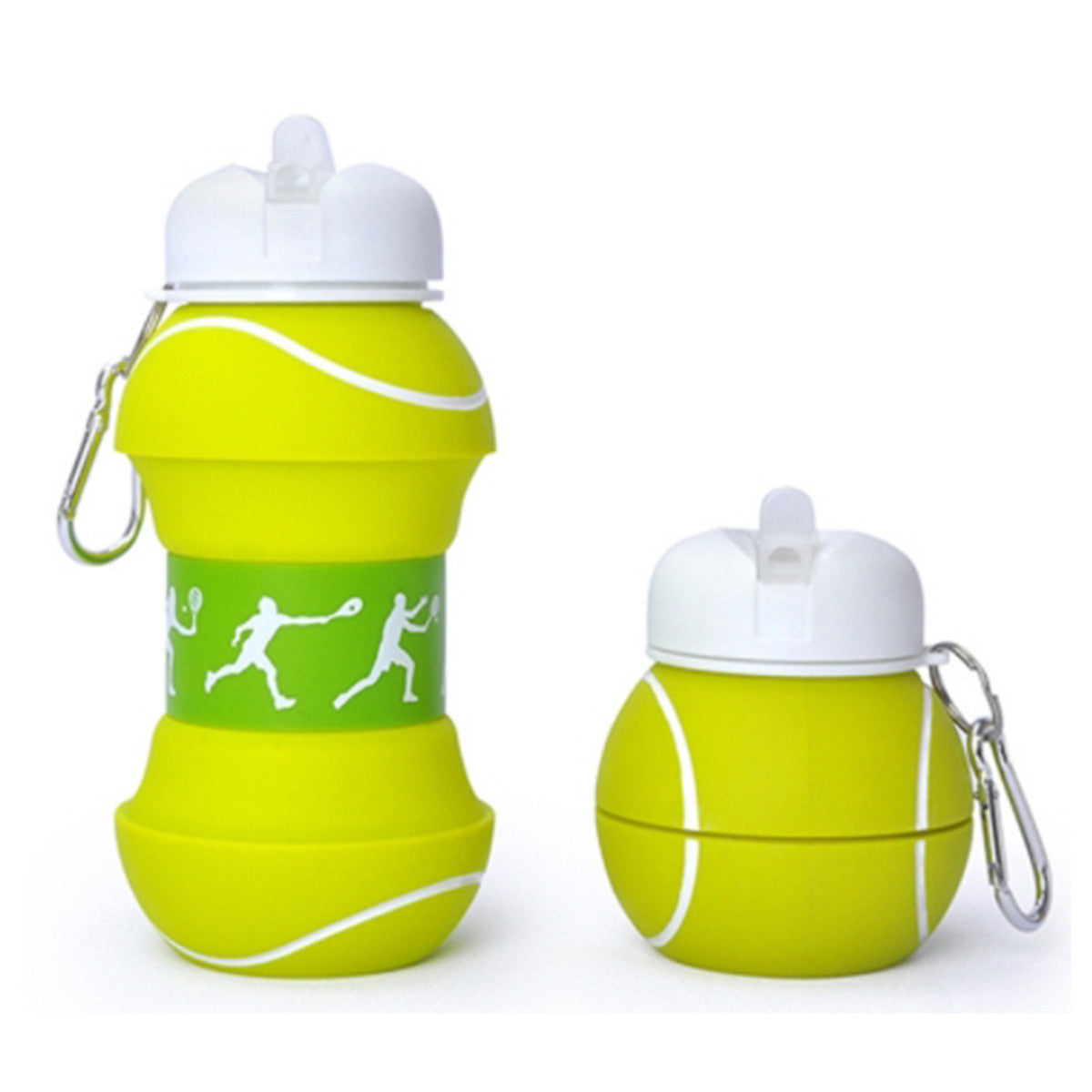 Sports Water Bottle Silicone Collapsible Spherical Drinking Mug