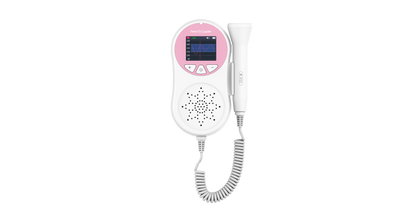 Pocket Fetal Doppler Digits Curve Display Pregnancy Baby Heart Rate Monitor,3Mhz Pink Electronics dealsniper-net