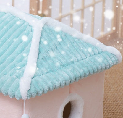 Cat House Removable And Washable Cat Bed Pet Supplies Pets DealSniper.net