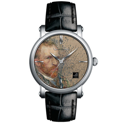 Van Gogh 3D Oil Painting Surface Steel Strap Men's Watch Jewelry DealSniper.net Gent021