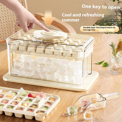 PP Material Ice Mould Quick Demould Ice Cube Tray Creative Kitchen Gym From House
