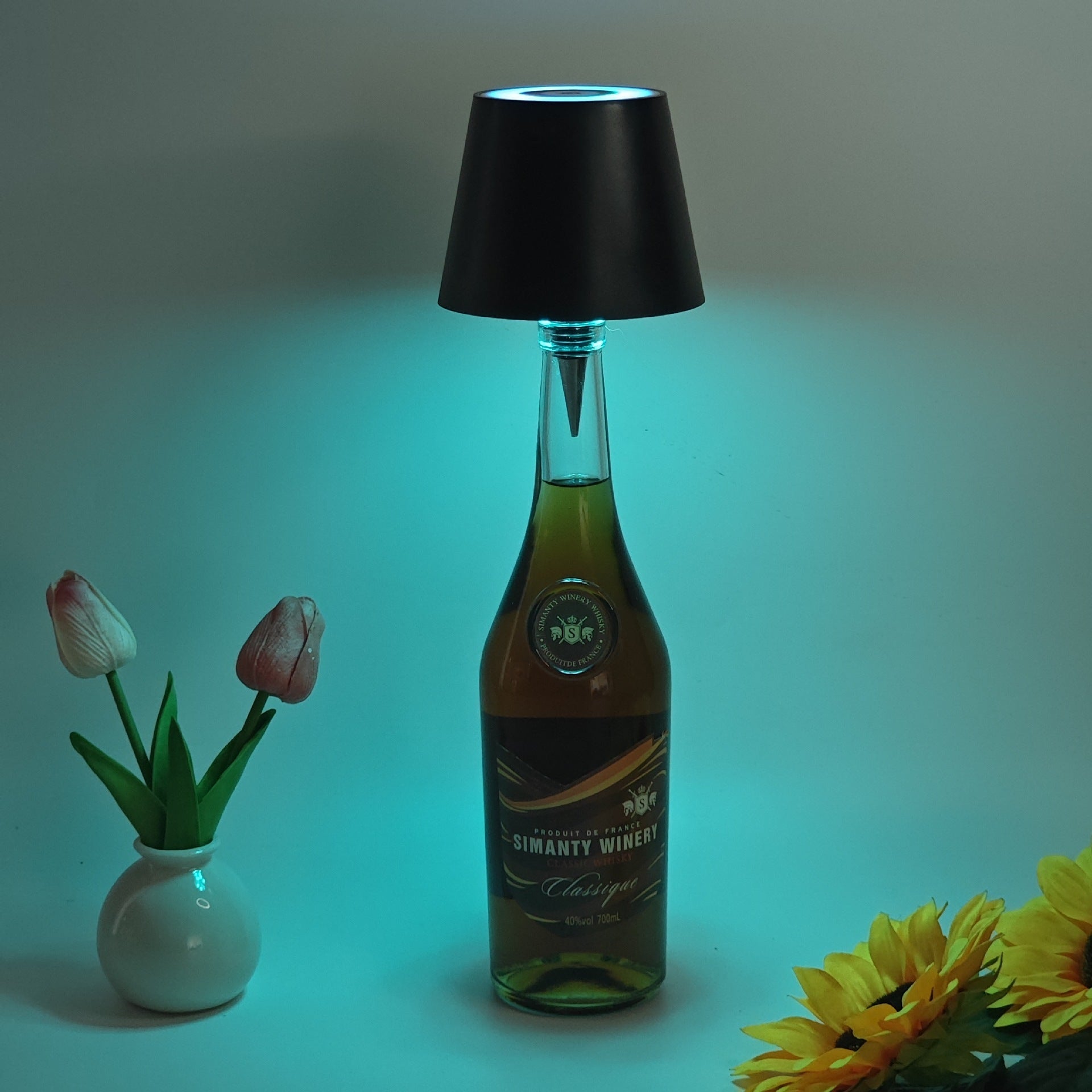 Wireless Desk Lamp LED Creative Wine Bottle Lamp Home Decor DealSniper.net