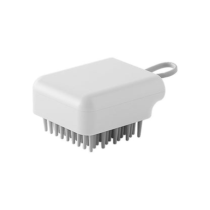 Pet Dog Cat Bath Brush Comb Multifunctional Brush Hair Fur Grooming Deals DealSniper.net White
