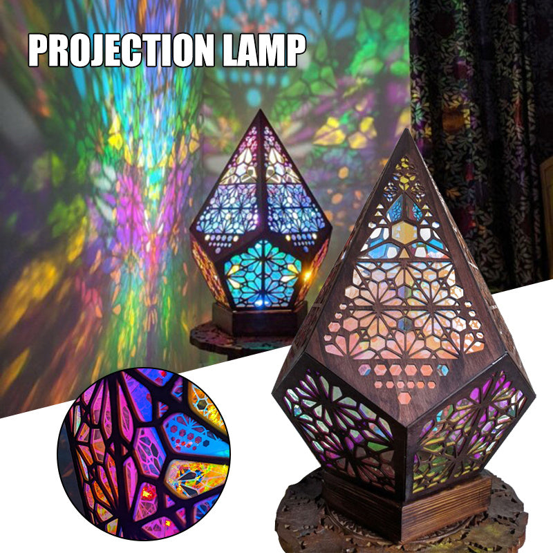 Floor Lamp Bohemian Starry Sky Lights Wooden Table Lamps Garden dealsniper-net