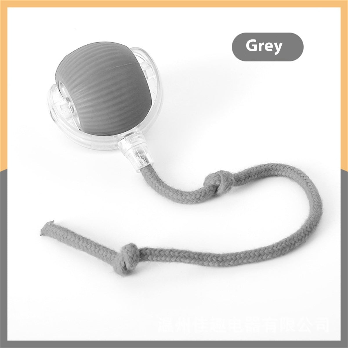 Electric Cat Toy Automatic Cat Ball Self-entertainment Rolling Ball Pets DealSniper.net Grey with rope Birdsong 1PC