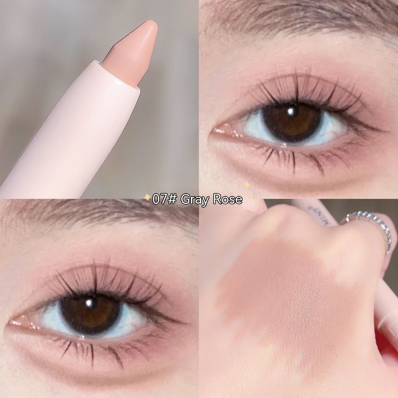 Crouching Silkworm Eyeliner Pen Makeup Brightening Beauty DealSniper.net 07 Color Gray Rose