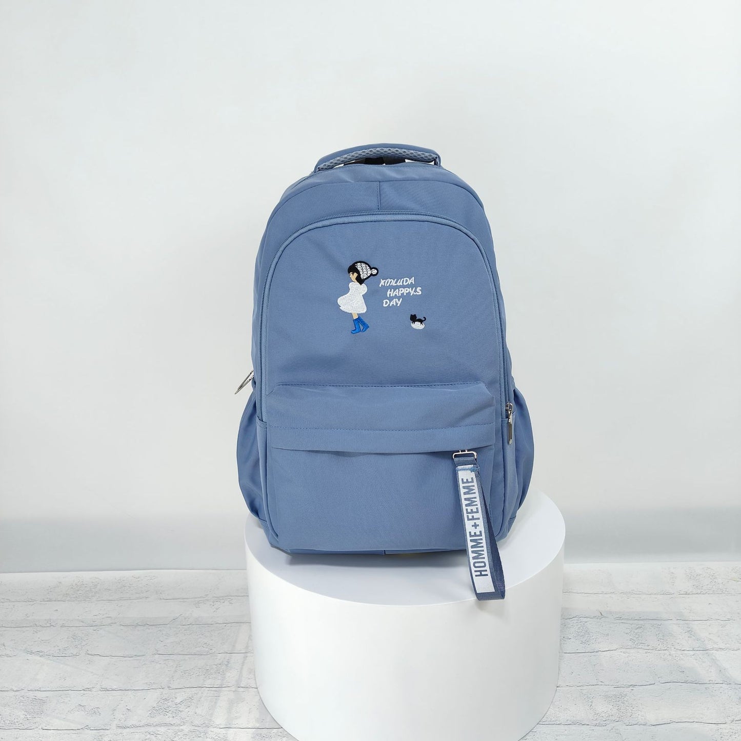 Schoolbag Fashion Casual Large Capacity Multi-functional Backpack Men DealSniper.net Blue 3style 45x30x15cM