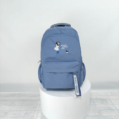 Schoolbag Fashion Casual Large Capacity Multi-functional Backpack Men DealSniper.net Blue 3style 45x30x15cM