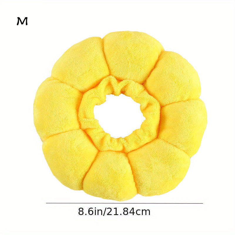 Cat Small Dog Recovery Collar, Cute Sunflower Neck Cone Pets Gym From House M