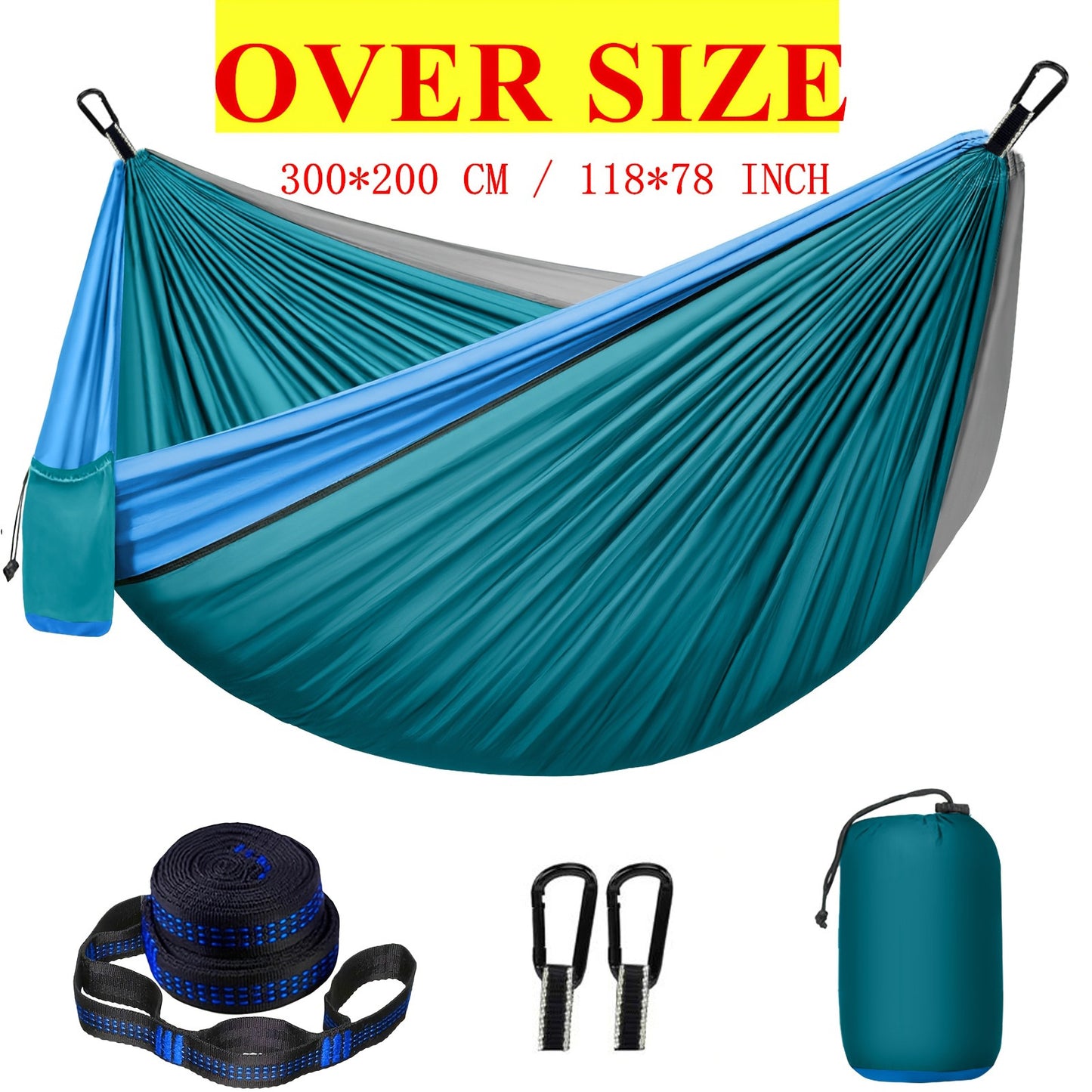Hammock Nylon Parachute Cloth Swing Glider Outdoor DealSniper.net