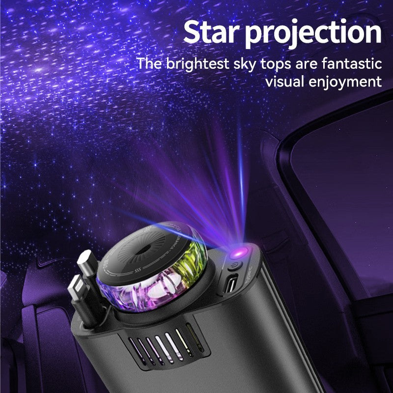 Multifunctional Purple Light Car Phone Charger Vehicle DealSniper.net