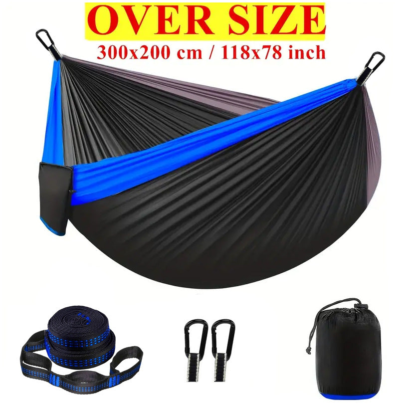 Hammock Nylon Parachute Cloth Swing Glider Outdoor DealSniper.net Black Sapphire Blue Red Gray