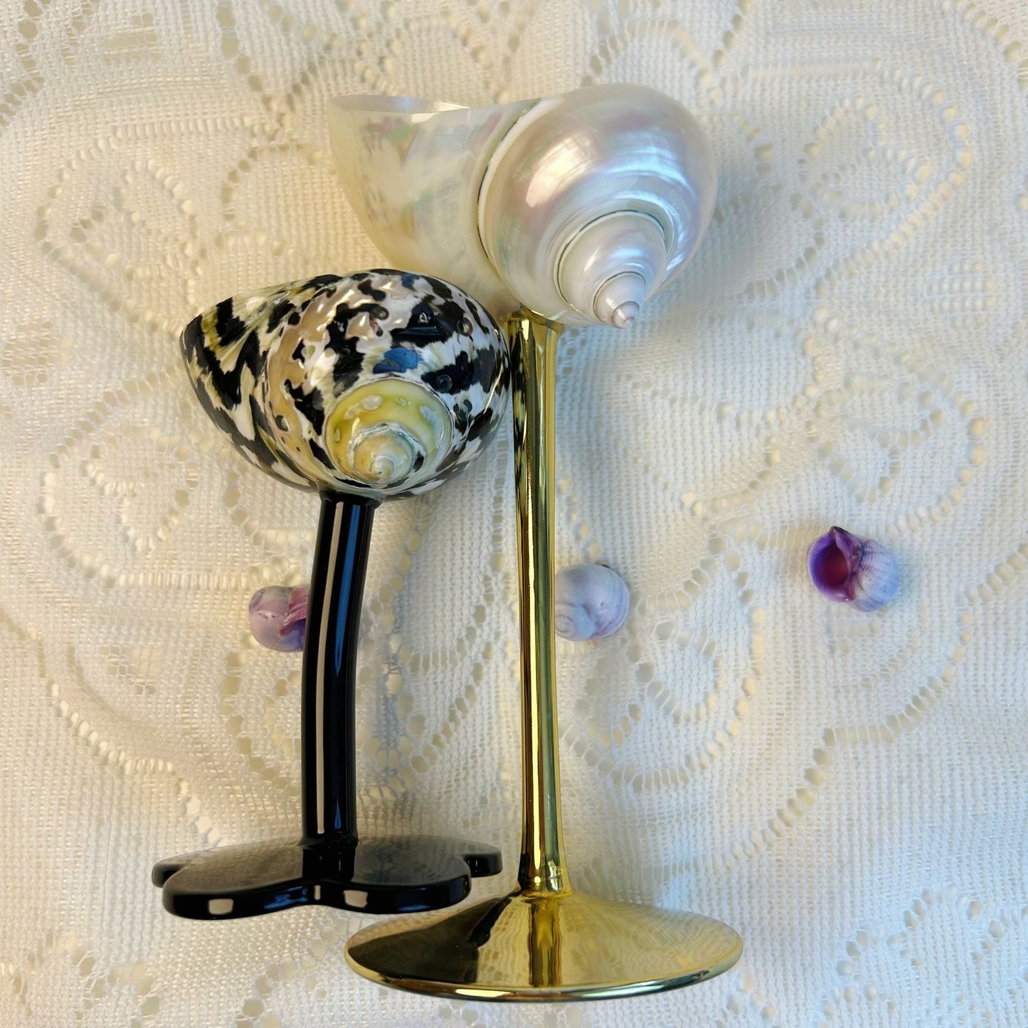 Ins Handmade Shell Conch Wine Glass Aromatherapy Dish Kitchen DealSniper.net