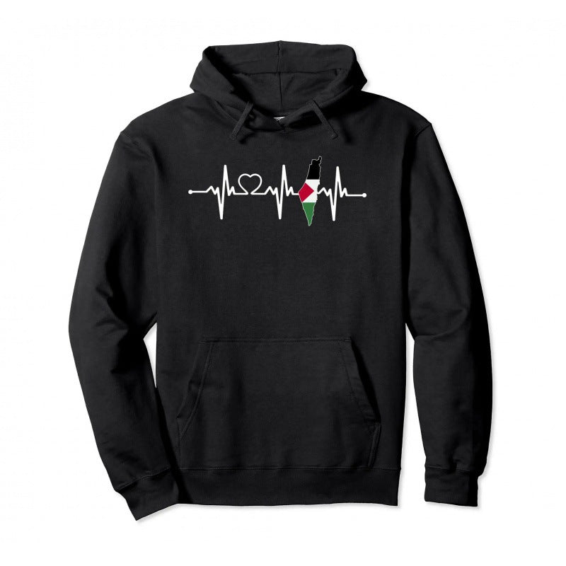 Palestine Pullover Hoodie Warm Hoodie Fashion Hip Hop Men DealSniper.net Style 3 L