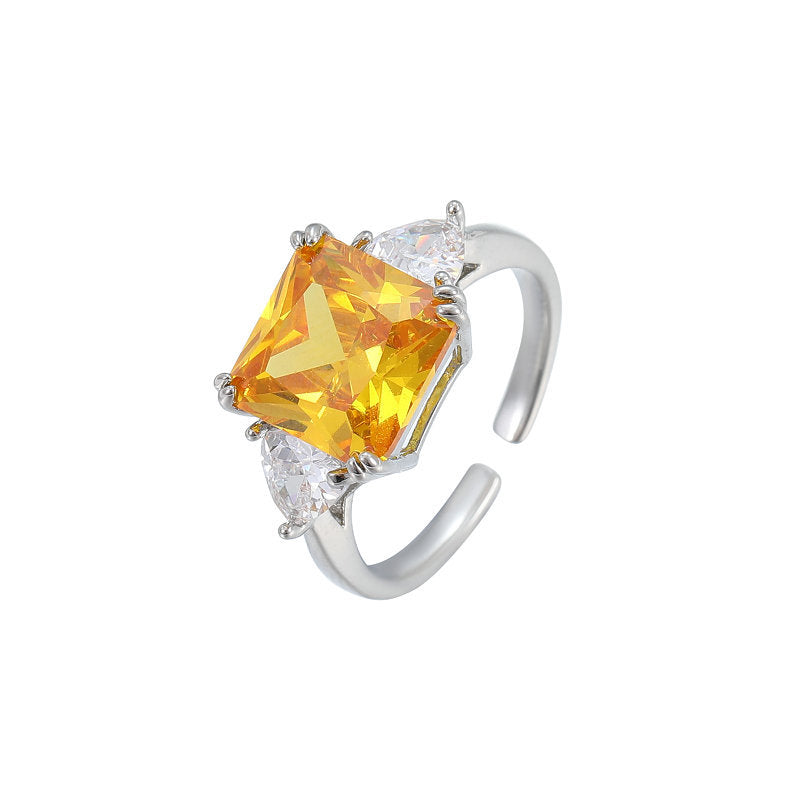 Fashion Special-interest Temperamental Index Finger Little Finger Ring Bright Jewelry dealsniper-net