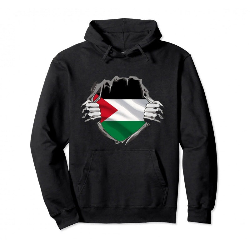 Palestine Pullover Hoodie Warm Hoodie Fashion Hip Hop Men DealSniper.net