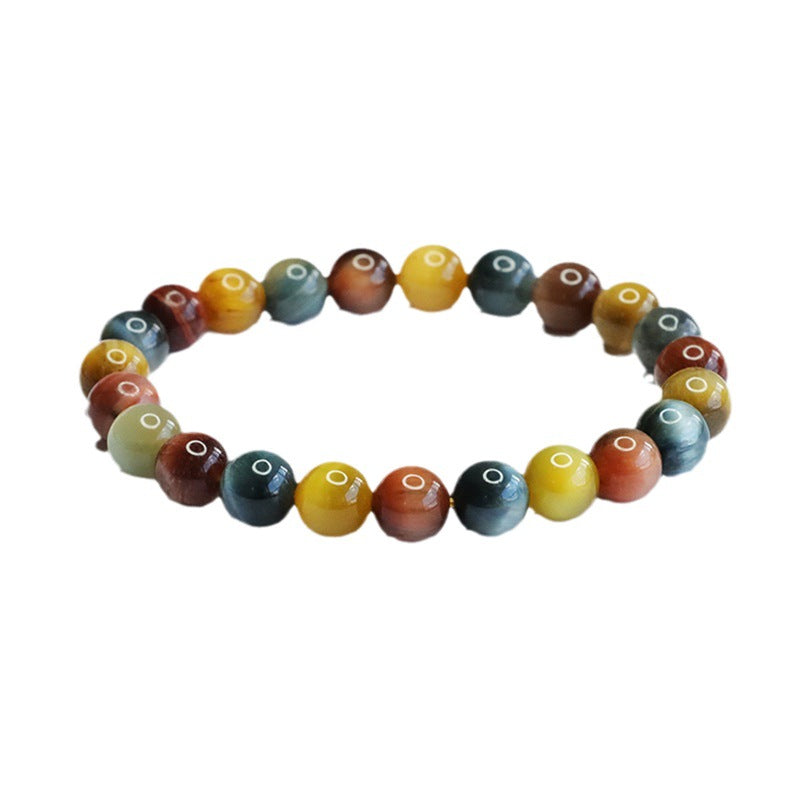 Dream Colorful Tiger Eye Qingshi Crystal Bracelet For Women Jewelry dealsniper-net