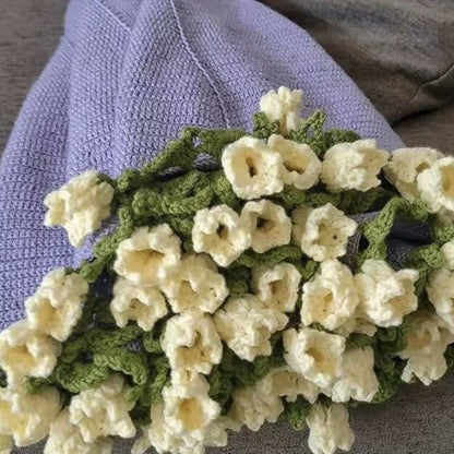 Wool Ball Crocheted Flower Blanket Holidays DealSniper.net