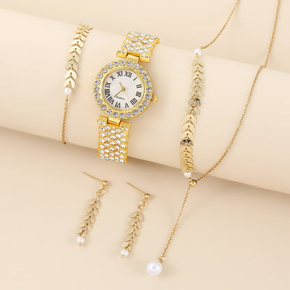 Diamond Women Watches Luxury Fashion Rhinestone Quartz Jewelry dealsniper-net