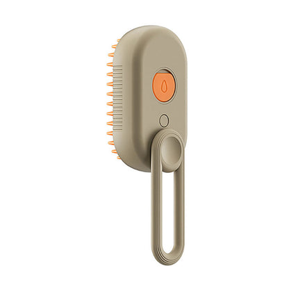 Cat Steam Brush Steamy Dog Brush 3 In 1 Electric Spray Cat Hair Brushes Pets dealsniper-net Milk Brown USB