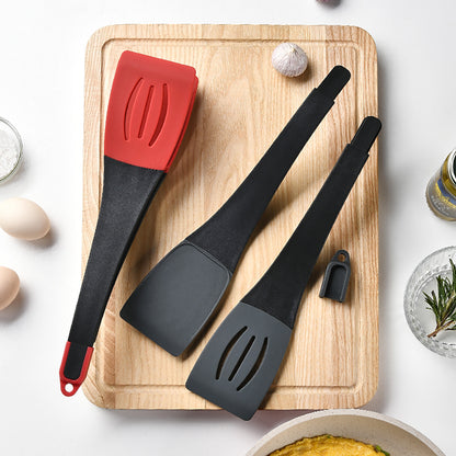 3 In 1 Frying Spatula Clip Silicone Food Clip Kitchen dealsniper-net